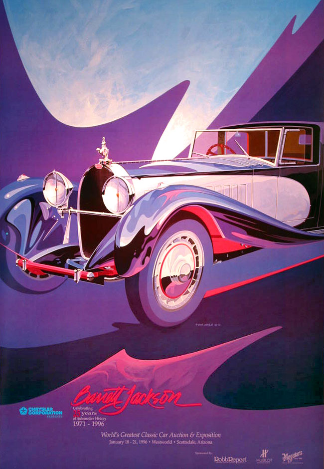 Dramatic view on Bugatti Royale