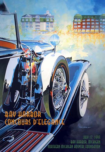 Dramatic view of Duesenberg