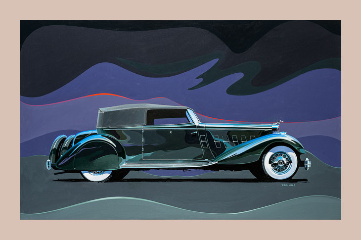 Full profile view of 1934 Packard