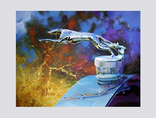 Lincoln Greyhound mascot (artist proof)